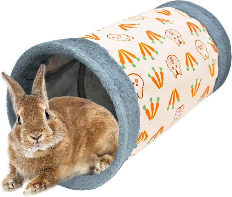 Guinea-Pig Rabbit Tunnel-Tube Toys - Bunny Hamster Hideout Small Animal Activity Tunnels Hideaway Accessoies for Dwarf R