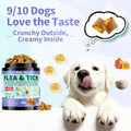 Flea and Tick Prevention for Dogs, 500 Crunchy Tasty Chews, Chicken Flavor