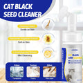 Ninibabie Cat Black Seed Cleaner,Remove Chin Blackheads,Cat Chin Grooming Wash,2-in-1 Wash and Brush for Stubborn Dirt,Cruelty-Free and Freshness 5.07 fl.oz