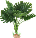 IBWell Reptile Plants - Tortoise Habitat Accessories, Artificial Spider Plant for Gecko, Ball Python, Terrarium Decor - 
