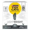 Purina Tidy Cats LightWeight 4-In-1 Strength Multi-Cat, Odor control, Clumping, 99.9 Percent Dust Free Cat Litter - 17 lb. Box