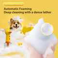 NRYDEPET Electric Dog Shampoo Dispenser & Foam Sprayer – Automatic Dog Soap Dispenser, Rechargeable Dog Shampoo Foamer, IPX7 Waterproof Pet Bath Supplies for Dogs, Cats & Puppies