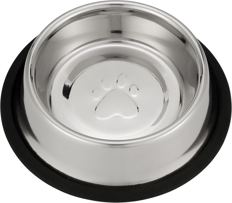Neater Pet Brands - Stainless Steel No-Skid & Non-Tip Pet Bowl for Cat or Dog Food or Water