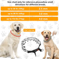 Prong Collar for Large Dogs, Dog Pinch Collar,Dog Choker Collar,High Strength Quick Release Metal Buckle,Comfort Rubber 