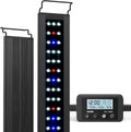 NICREW C10 Plant Aquarium Light, 18-24 in, 13W, Full Spectrum with Timer