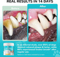 Dental Powder for Dogs, Dog Teeth Cleaning Powder, Teeth Cleaning and Breath Fresher & Plaque and Tartar Remover with En