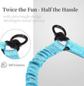 iYoShop Double Dog Leash with 3 Extra Traffic Handles, 15-120 lbs