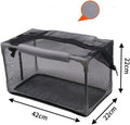 Aquarium Breeder Net Isolation Box Nylon Mesh with Hollow Foam Floatation Rods Versatile with Zipper for Fish Spawn Hatc