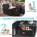 Dog Car Seat for Medium Large Dogs Under 55 lbs, Washable Pet Booster Seat