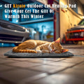 Kiroto Outdoor Pet Heating Pad for Cat Dog, Heated Mat with Waterproof Cover and Automatic Temperature Control, Suitable