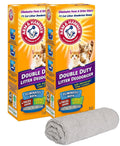 PURPUR Cloth and Litter Baking Soda Double Duty Cat Litter Deodorizer, 30 OZ (2 Boxes) Bundle