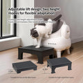 PAKEWAY Cat Ramp for Litter Box – Adjustable Elevated Cat Step for Senior Cats, Kittens & Small Pets – Fits Automatic & High-Sided Litter Boxes – Non-Slip, Easy to Clean Litter Box Ramp