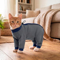 Cat Recovery Suit for Spay & Neuter,Hind Leg Healing Protector