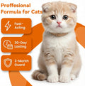 PUAINTA Addcool Plus Flea and Tick Prevention for Cats & Kittens, Professional Topical Treatment, 3 Monthly Doses, Fast-Acting Waterproof Cat Flea Drops