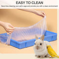 29x19 Inches Disposable Bird Cage Liner Bags, 0.6 Mil 50 Pack Plastic Leak-Proof with Cage Cleaning Brush, for Parrots, Rabbits, Guinea Pigs