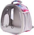 Bunny Carrier Backpack with Space Capsule Clear Bubble Window - Portable Small Animal Backpack Travel Pet Carrier Galaxy