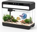 3 Gallon Fish Tank Starter Kit, Beginner Aquarium for Betta, Black