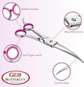 Geib Buttercut Dog Grooming Scissors, Stainless Steel Professional Dog Grooming Kit - Curved, Straight and Thinning Shears, 3 in 1 pet grooming kit