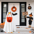 Halloween Goose Outfit Ghost Porch Goose Clothes for Outdoor Lawn Decor