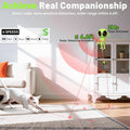 ORSDA Laser Cat Toys for Indoor Cats, 2 in 1 Interactive Automatic Dual Laser & Catnip UFO Dangler for Kitten Toys, Truly Random Trajectory Radar Motion-Activated, Rechargeable 4 Modes, Clamp Design