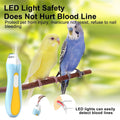 Bird Nail Grinder,Bird Nail Trimmer,Bird Beak Trimmer with LED Lights,Electric Bird Beak Grinding Stone,with 6 Grinders 