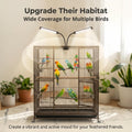 Bird Health Cage Supplementary Light with Full-Spectrum LED Pet Light, Intelligently Timing to Help Synthesize Vitamin D3 and Promote Calcium Absorption
