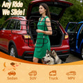 Hosile Dog Barrier for SUV, Truck, Hatchback, Sedan, Sturdy Metal Tubing Dog Car Barrier Adjusts with Vehicle Seat Tilt, Easy Installation with Elastic 6 Ropes & Steel Hooks for a Firm