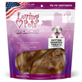 Loving Pets - Be Chewsy Pig Ear Alternative for Dogs Pig Ear Dog Treats for Small, Medium & Large Dogs (10 Pack)