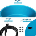 Heated Water Bowl for Dog & Cat, Outdoor Heated Dog Bowl Provides Drinkable Water & Food in Winter, Heated Pet Bowl for 