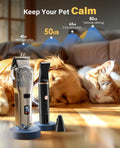 oneisall Dog Grooming Kit for Heavy Thick Hair&Coats/Low Noise Rechargeable Cordless Waterproof Dog Clippers for Grooming Animals&Pets/Pet Shaver with Stainless Steel Blade and Paw Trimmer