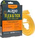 ALZOO Plant Based Flea & Tick Dog Collar - Helps Repel Fleas, Ticks & Mosquitoes - 100% Plant-Based Active Ingredients -