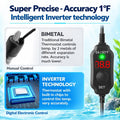 AquaMiracle Aquarium Heater Dry-Run Auto Power-Off & Overheat Protection