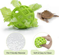 2-in-1 Turtle Brush and Feeder Ball Set, Turtle Tank Accessories