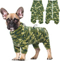 ROZKITCH Small Dog Camo Coat, Pet Windproof Warm Cold Weather Jacket Vest with Luminous Zipper, Jumpsuit Apparel Outfit 