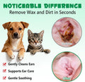 IMKCICSZ Ear Cleaner for Dogs & Cats – Gentle Plant-Based Formula with Soothing Relief, 10 Single-Use Tubes (1.5 mL Each) | Daily Ear Cleaning Solution for Pets