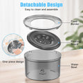 MateeyLife 1 Gallon Dog Water Bowl No Spill 3.8L Large Capacity Slow Feeder