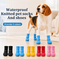 Anti Slip Dog Socks Boots,Dog Paw Protector with Adjustable Straps,Waterproof Dog Socks for Indoor Hardwood Floors & Out