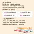 Lickable Cat Treats, High-Meat Purée, 0.5 oz Tubes, 20 Count