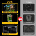 VISCOO 39 Pack Jumping Spider Enclosure,Spider Terrarium with Magnetic Door
