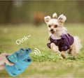 Andiker Dog Squeaky Toy, Dots Latex Dog Chew Toys with a Oinks Sound Squeaker Grunting Pig Dog Toy Durable Self Play 8" 