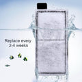 AQQA 8 Pack Aquarium Filter Cartridge Replacement Fish Tank Filter Cartridge for Aquarium Internal Filter (Small)