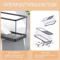 Turtle Tank Starter Kit, Upgraded Aquarium Fish Tank Kit with Filter,Fish Net, Reptile Habitat with Adjustable UV Lamp &