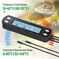 Smart Thermostat with Heating Timing Outlets, PID Dimming Thermostat for Day Night Temperature Controller, 3-Channel Dig