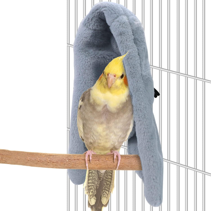 Wontee Cozy Bird Blanket Parrot Cage Snuggle Hut Warm Bird Nest House Bed Hanging Hammock for Parakeet Cockatiel Conure 