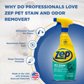 Zep Pet Stain and Odor Remover - 32 oz (Cases of 4)