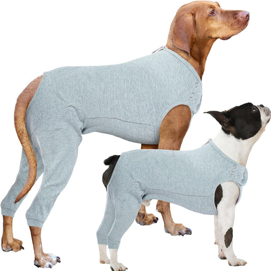Nanaki Dog Wound Care Shirt,Dog Leg Sleeve to Stop Licking Rear Leg&Abdomen