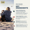 Four Leaf Rover Red Rover - Dog Urinary Tract Supplement - with Vitamins from Organic Berries and Apple - Good Source of Polyphenols and Antioxidants - 30 Large Dog Servings