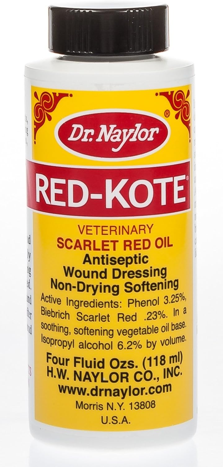 Dr. Naylor Red-Kote Dauber (4 oz.) - Non-Drying, Soothing and Softening Skin Treatment
