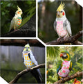 4 Pcs Bird Diaper, Parrot Diapers with Waterproof Inner