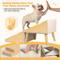 17" H Dog Stairs for Small Dogs – 4-Step Non-Slip Dog Ramp for Couch